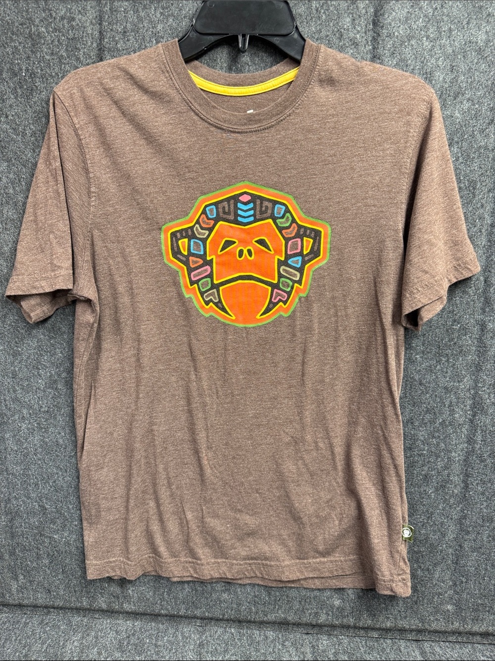 Howler Brothers Brown Tee with White Screen-Print Label